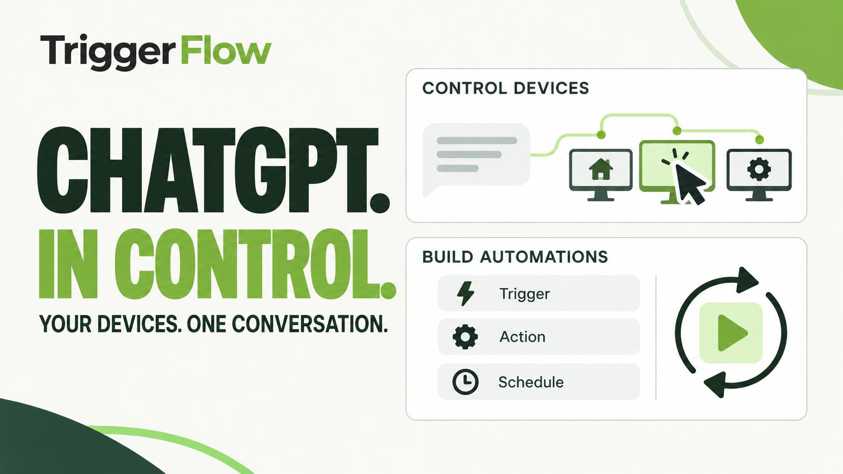 TriggerFlow tutorial: ChatGPT: control your devices and build repeatable automations
