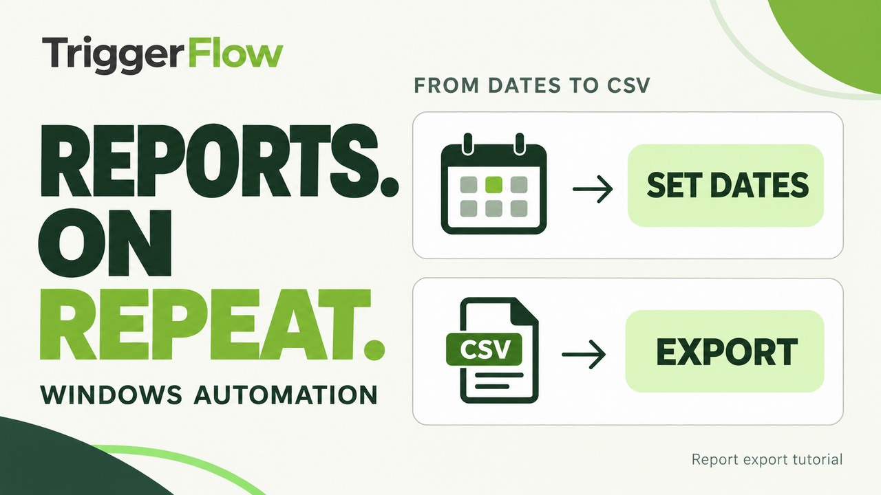 TriggerFlow tutorial: Build a report-export workflow